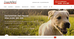 Desktop Screenshot of dierenkliniekdenheuvel.nl