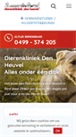 Mobile Screenshot of dierenkliniekdenheuvel.nl